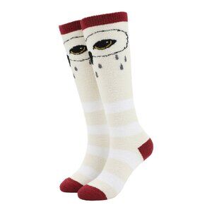 NWT Harry Potter Hedwig Chenille Knee High Socks - Wizarding World Gifts